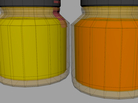 Jam Jars 3D Model