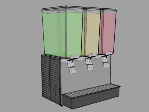 Juice Dispenser 3D Model