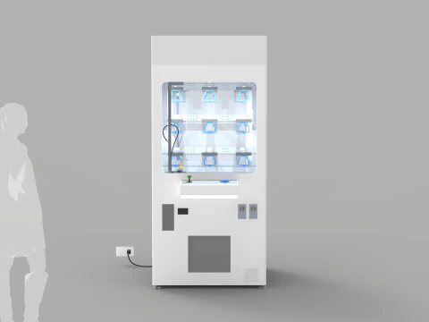 Macchina principale delle chiavi Modello 3D