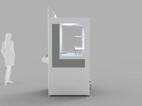 Macchina principale delle chiavi Modello 3D