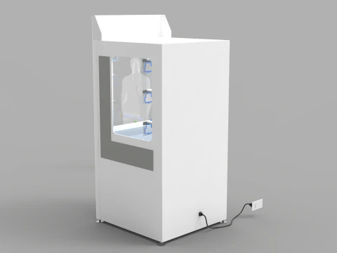 Macchina principale delle chiavi Modello 3D