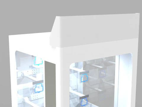 Macchina principale delle chiavi Modello 3D