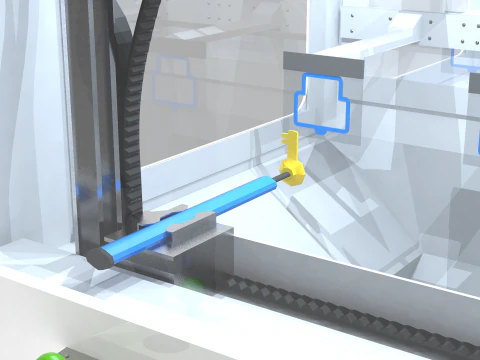 Macchina principale delle chiavi Modello 3D