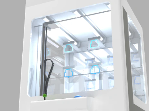 Macchina principale delle chiavi Modello 3D