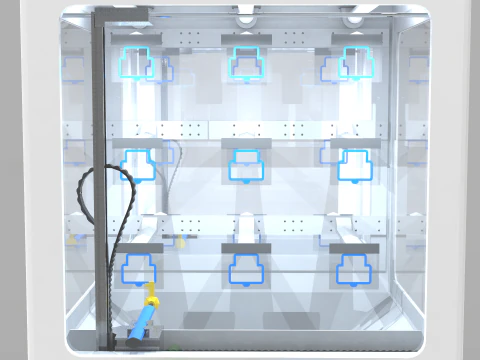 Macchina principale delle chiavi Modello 3D