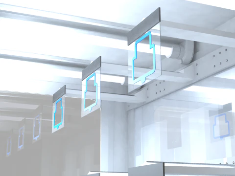 Macchina principale delle chiavi Modello 3D