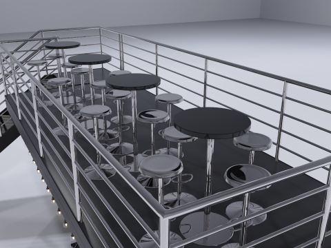 Kiosk Bar 1 Model 3D