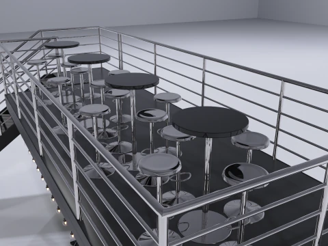 Kiosk Bar 1 3D Model