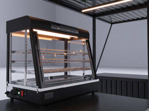 Kiosk Bar 1 3D Model