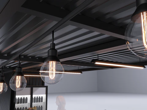 Kiosk Bar 1 3D Model