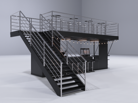 Kiosk Bar 1 Model 3D