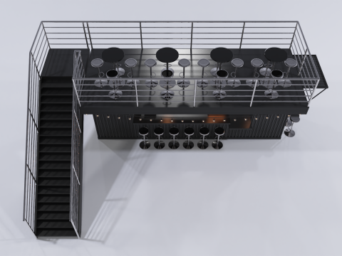 Kiosk Bar 1 Model 3D