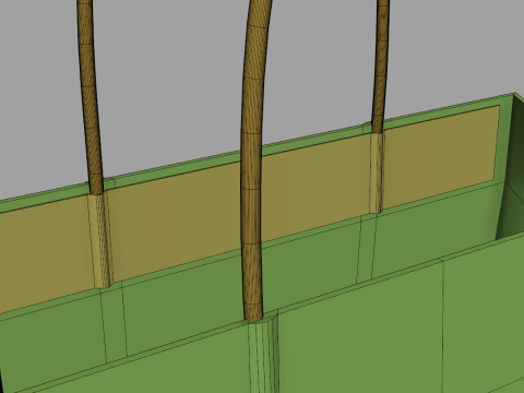牛皮纸食品包装 3D 模型