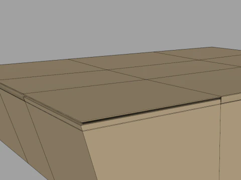 Kraft Paper Food Packaging 3D Model