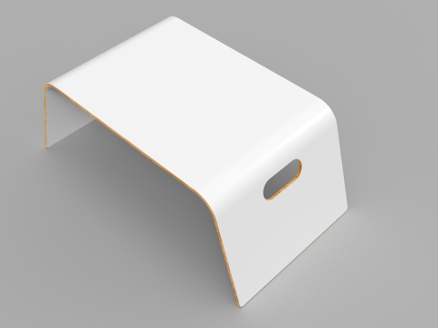 Laptop Table for Bed 3D 모델