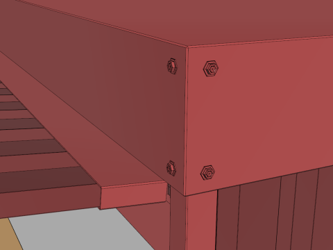Large Container Kiosk Modelo 3D