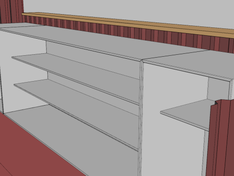 Large Container Kiosk Modelo 3D