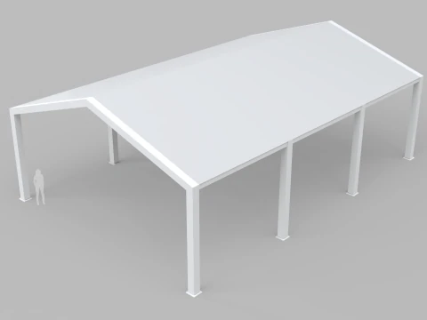 Tenda Grande Modello 3D