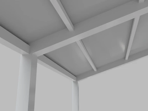 Tenda Grande Modello 3D