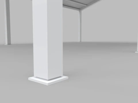 Tenda Grande Modello 3D