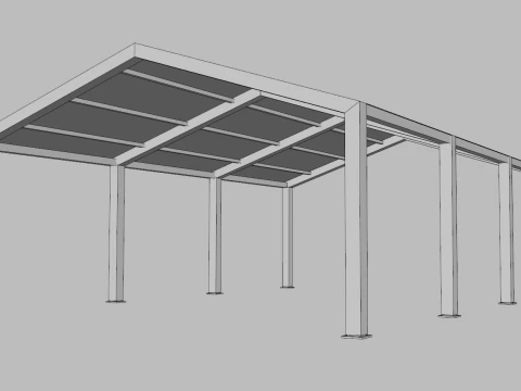 Tenda Grande Modello 3D