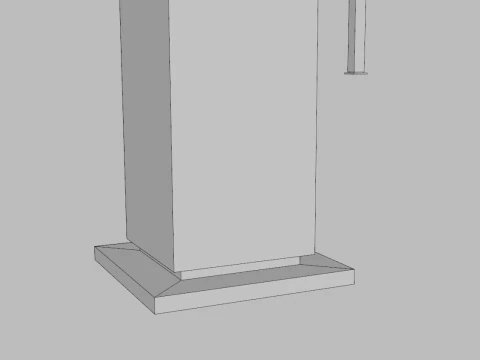 Tenda Grande Modello 3D