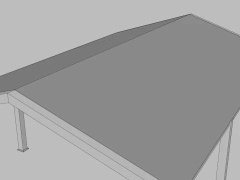 Tenda Grande Modello 3D