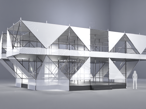 Layher Structure Pavilion 1 3Dモデル