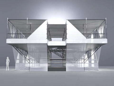 Layher Structure Pavilion 1 3D Model