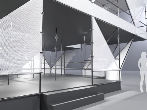 Layher Structure Pavilion 1 3D 模型