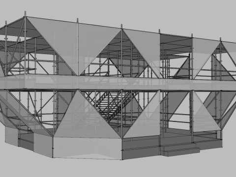 Layher Structure Pavilion 1 3D Model