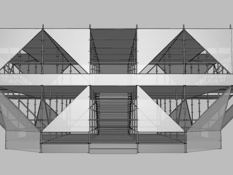 Layher Structure Pavilion 1 3D Model