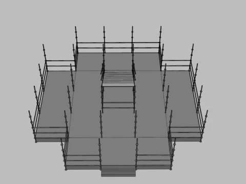 Layher Structure Pavilion 1 3D Model