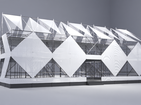 Layher Structure Pavilion 2 Model 3D