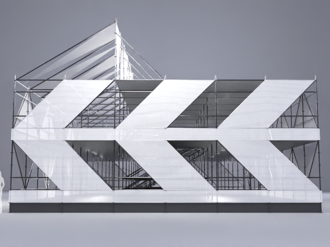 Layher Structure Pavilion 2 3D Model