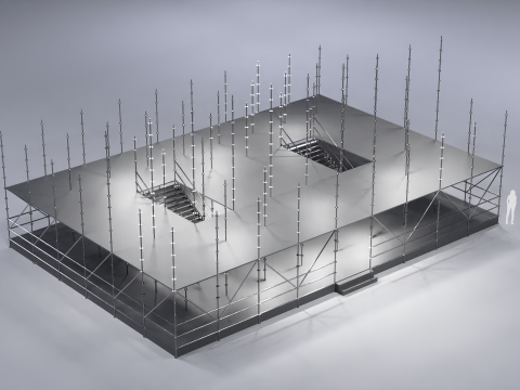 Layher Structure Pavilion 2 3D Model