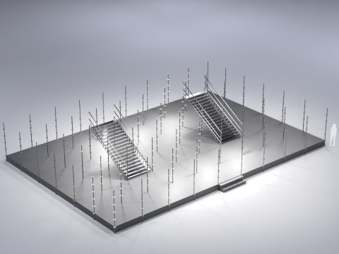 Layher Structure Pavilion 2 3D Model