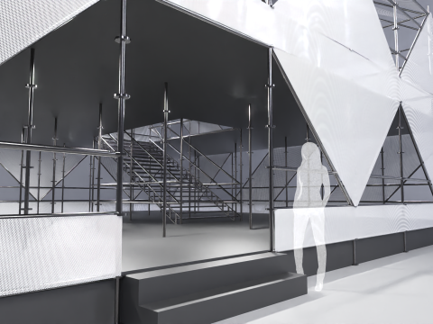 Layher Structure Pavilion 2 3D Model