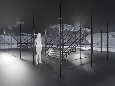 Layher Structure Pavilion 2 3D Model