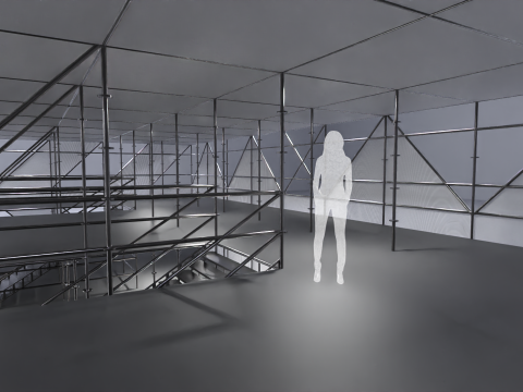 Layher Structure Pavilion 2 3D Model