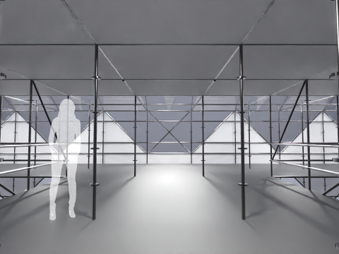Layher Structure Pavilion 2 3D Model