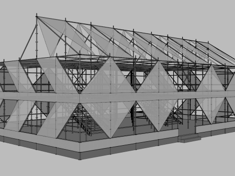 Layher Structure Pavilion 2 3D Model