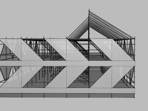 Layher Structure Pavilion 2 3D Model