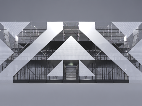 Layher Structure Pavilion 3 3D Model