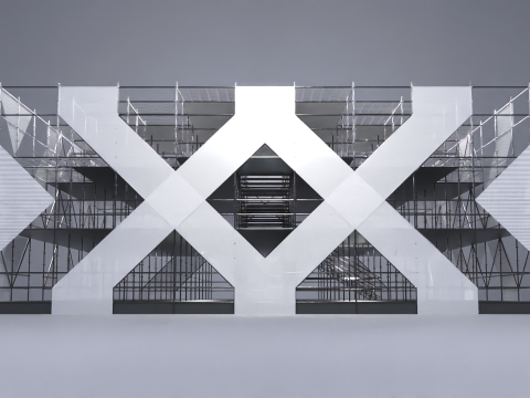 Layher Structure Pavilion 3 3D Model