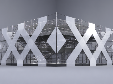 Layher Structure Pavilion 3 3D Model