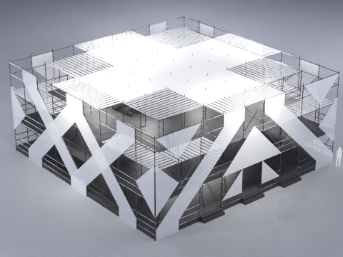 Layher Structure Pavilion 3 3D Model