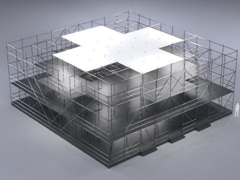 Layher Structure Pavilion 3 3D Model