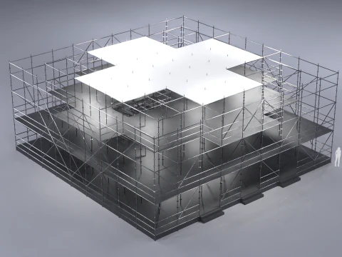 Layher Structure Pavilion 3 3D Model