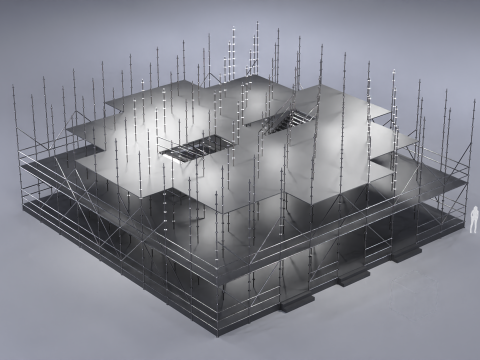 Layher Structure Pavilion 3 3D Model
